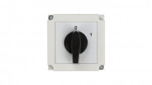Łącznik krzywkowy 0-1 1P 25A w obudowie 4G25-90-PK 63-840392-031