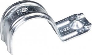 Uchwyt stalowy do kabli, ocynkowany, pojedynczy, średnica 8 mm R-SC40-MCS-8