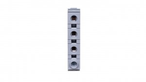 Złączka rozgałęźna 1x 35mm2 zacisk gwintowany 3x 10mm2 zacisk sprężynowy szara 284-621