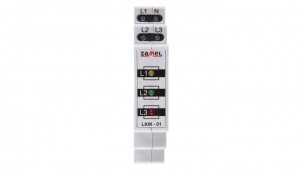 Lampka modułowa czerwona/zielona/żółta 230-400V AC LKM-01-40 EXT10000039