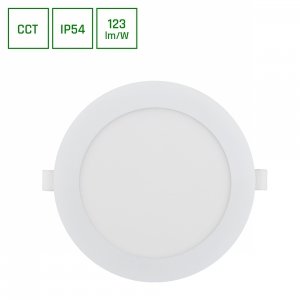 DURE 3 DOWNLIGHT 18W CCT 230V 110ST IP54 IK06 170X30 BIAŁY OKRĄGŁA