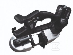 Zestaw PANASONIC Piła taśmowa 18V z 2 x 18V / 5.0Ah Li-ion + ładowarka, z Systainer (14.4V współpracująca)