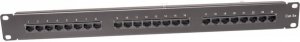 PANEL KATEGORII 5E 19  1U 24XRJ45, UTP