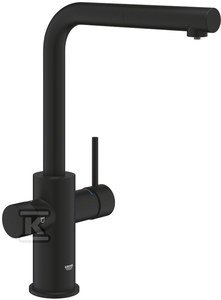 Bateria filtrująca Blue Pure Minta z wyciąganą wylewką w zakresie 360° wylewką L, chrom