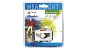 Latarka czołowa LED 1W 60lm 3xAAA P3521