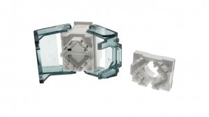 Moduł keystone RJ45 beznarzędziowy UTP kat.6A Podw. par. transmisyjne ALANTEC MB007-1