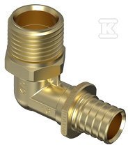 KOLANO GZ MX C/Z WODA PN10 20X1/2  X90O
