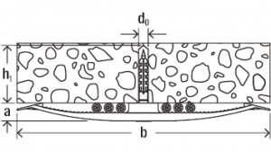 Wieszak kablowy z kołkiem wbijanym KB N 16 545523 /25szt./