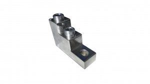 OTH240-4 Zacisk aparatowy uniwersalny, z dwoma otworami montażowymi 4xAl/Cu 50-240 mm² 1600A, 1000V, MAC4240A15