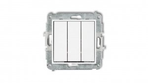 MINI Mechanizm łącznika potrójnego biały mat 25MWP-7