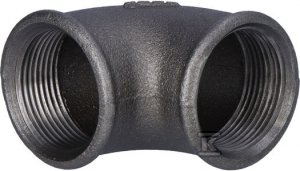 KOLANO NAKR 5/4 CZARNE A1, NR6, NR90