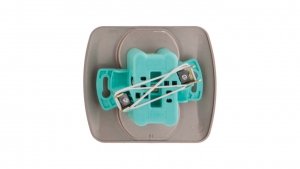 Simon Akord Gniazdo podwójne z/u 16A IP20 satyna metalizowana AGZ2/29