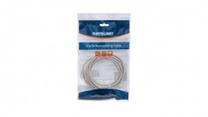 Patch Cord Cat5E UTP 0,5M Szary 100 Miedź 318228