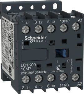 STYCZ.K 3P 9A 24VAC 1NO  AC3
