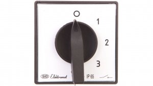 Łącznik krzywkowy 0-1-2-3P 25A IP65 z płytką Łuk E25-62 952561