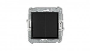 ICON Mechanizm łącznika świecznikowego czarny mat 12IWP-2