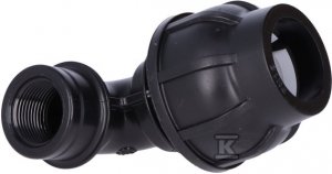 KOLANO ZACISK.PP 90ST.32X3/4  GW DO PE