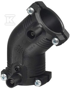 Kolano elektrooporowe 45ST. DN40 PE100, SDR11, PN10 gaz/PN16 woda 753151609