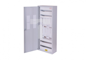 Szafka licznikowa natynkowa 4-liczniki 3F IP30 stalowa 4x25 UNI SYSTEM 550-1450-250 LM