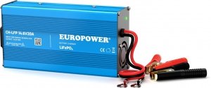 ŁADOWARKA PROSTOWNIK DO AKUMULATORÓW LiFePO4 EUROPOWER CH-LFP/12/20 M8 14,6V 20A KONEKTOR M8