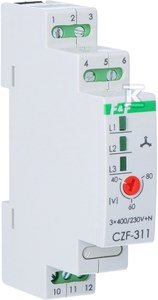 CZF-311 CZUJ.ZAN.FAZ 3X400V+N 10A 1P 1M
