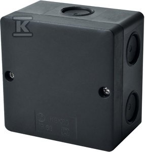 PUSZKA IP66 - KSK 80 FA UV (CZARNA)