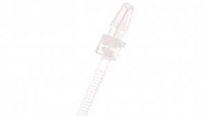 Opaska kablowa wciskana z kołkiem 150x3,5mm fi 5,5mm biała BMWPB52155ME /100szt./