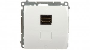 Simon Basic Gniazdo HDMI białe BMGHDMI.01/11