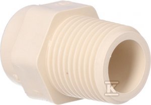 ZŁĄCZKA WKRĘTNA KW/GZ 1/2  PVC-C
