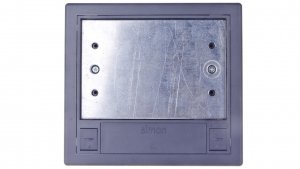 Simon Connect Puszka SF podłogowa podwójna 4xK45   SM202/9 szara SF210/1