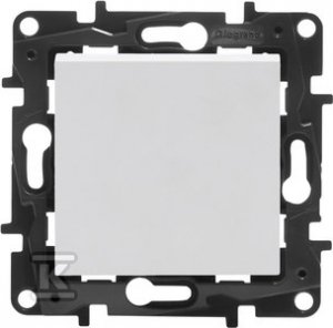 Przycisk pojedynczy 6 A - kolor biały, NILOE STEP 863109