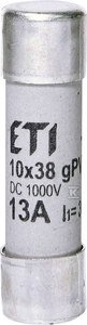 Wkładka cylindryczna PV topikowa CH10x38 gPV 13A/1000V DC 002625078 ETI