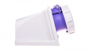 Gniazdo stałe 16A 2P 24V fioletowe IP67 TWIST 1622v