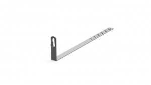Uchwyt pod dachówkę L-450mm H-100mm ocynk z zaczepami 10.4.1/Z OG /91002902/
