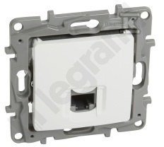 Gniazdo pojedyncze RJ45 KAT 5 UTP biały NILOE 764571