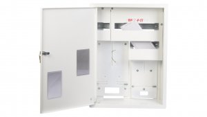 Szafka licznikowa podtynkowa 2-licznikowa 1 i 3-fazowy 27 modułów IP30 RW-2L-P-27 Z/O