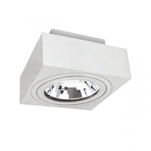 Oprawa natynkowa MIRORA AR111 GU10 250V IP20 145X145X85mm BIAŁY kwadratowa ruchoma
