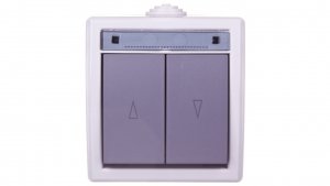 AQUANT Łącznik żaluzjowy szary ŁNT-8 1208-10