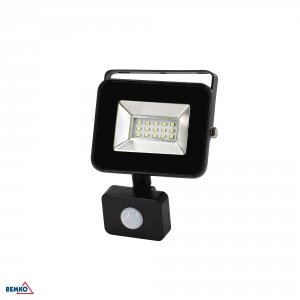 NAŚWIETLACZ LED SMD LOFOT   10W 4000K  850LM IP65 CZARNY CZ. PIR