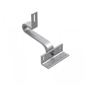 Uchwyt hak pod dachówkę aluminiowy z podwójną regulacją (K-64)