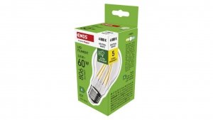 Żarówka LED Filament A60 A CLASS/ E27 / 3,8 W (60 W) / 806 lm / neutralna biel ZF5148