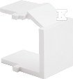 ZAŚL.RJ45/RJ12 POK.GN.Zaślepka otworu wtyku RJ45/RJ12 do pokrywy gniazda teleinformatycznego: Biały mat, SIMON55BIAŁY MAT SIMON5