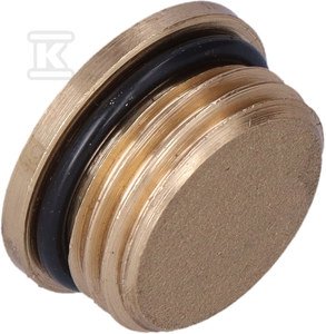 KOREK Z GZ G1/2  Z ORINGIEM NA K.IMBUS.