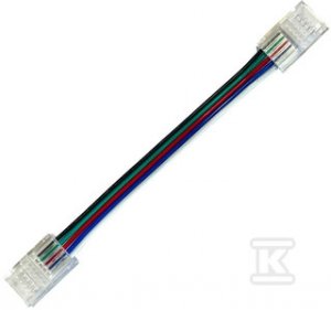 Szybkozłączka do taśm LED RGBW 5PIN SMD IP20 PCB 10MM taśma przewód 10cm taśma