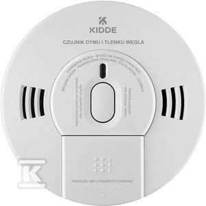 Czujnik dymu i tlenku węgla dualny K10SCO + Gaz testowy do czujników czadu i dymu tytoniowego TESTER ALARM TEST DLR882