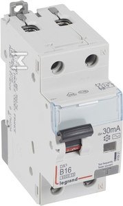 Wyłącznik różnicowo-nadprądowy P312 2P B 16A 30MA TYP AC DX3 410921