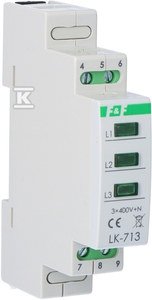 LK-713G LAMP.KONT.ZASIL ZIELONA 3X230V
