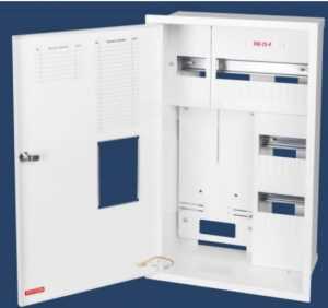Szafka licznikowa podtynkowa 1-licznikowa 3-fazowy 25 modułów plombowana IP30 115mm RW-25P Z O/E