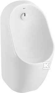 Pisuar PROTON elektroniczny Rimless, dopływ z tyłu, Round, zasilanie 230V