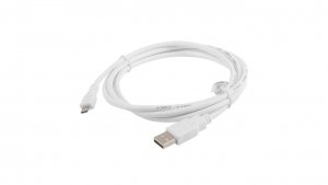 Przewód połączeniowy USB 2.0 High Speed 1,8m USB - microUSB biały CA-USBM-10CC-0018-W
